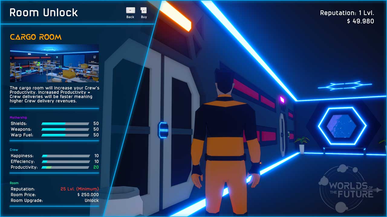Upgrade Cargo room