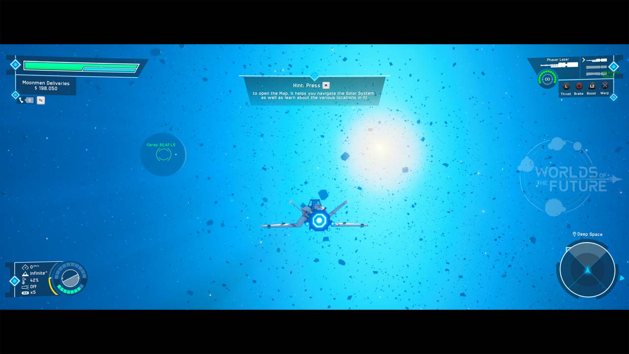 Spaceship in Deep Space