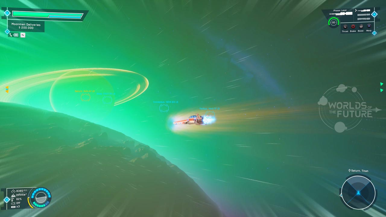 Jetpacking in Space