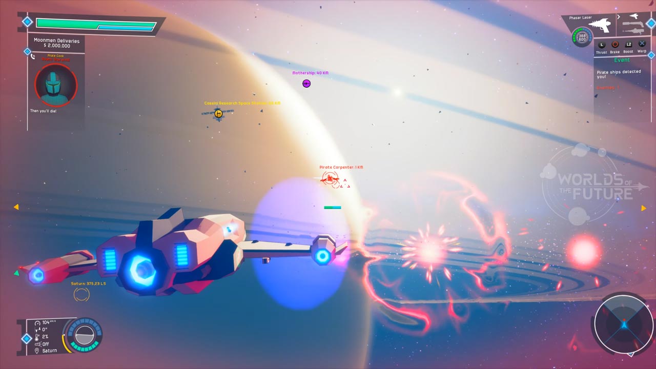 Spaceship combat